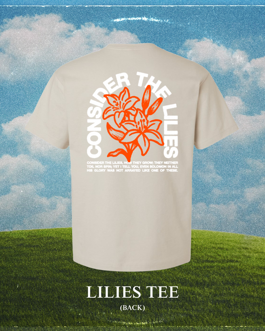 "Lilies" Heavyweight Vintage Tee